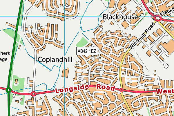 AB42 1EZ map - OS VectorMap District (Ordnance Survey) AB42 1EZ map - OS VectorMap District (Ordnance Survey)