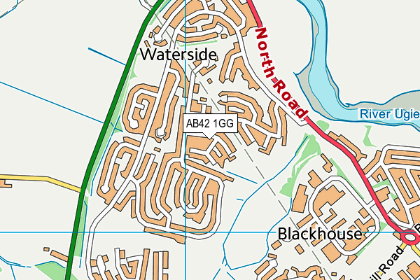 AB42 1GG map - OS VectorMap District (Ordnance Survey) AB42 1GG map - OS VectorMap District (Ordnance Survey)