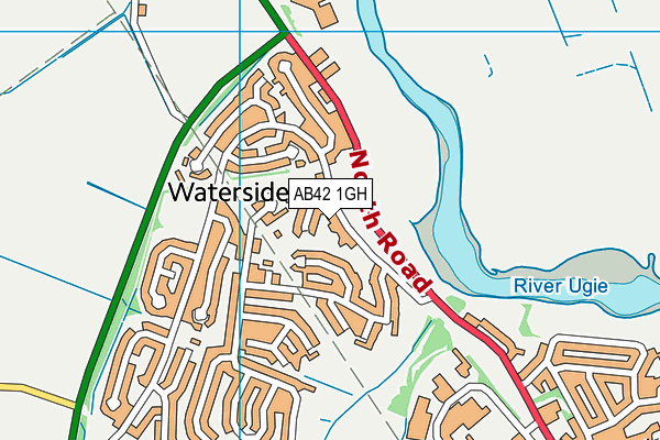 AB42 1GH map - OS VectorMap District (Ordnance Survey) AB42 1GH map - OS VectorMap District (Ordnance Survey)