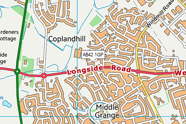 AB42 1GP map - OS VectorMap District (Ordnance Survey) AB42 1GP map - OS VectorMap District (Ordnance Survey)
