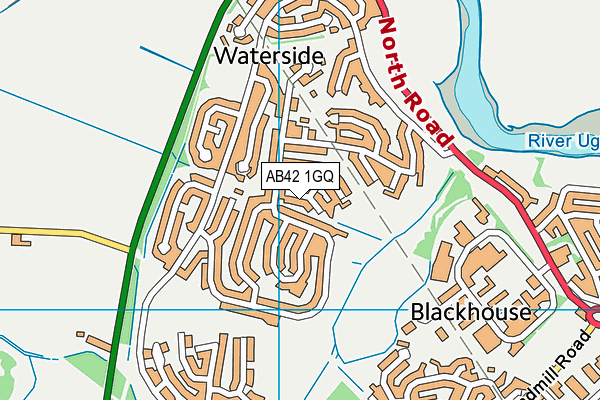 AB42 1GQ map - OS VectorMap District (Ordnance Survey) AB42 1GQ map - OS VectorMap District (Ordnance Survey)