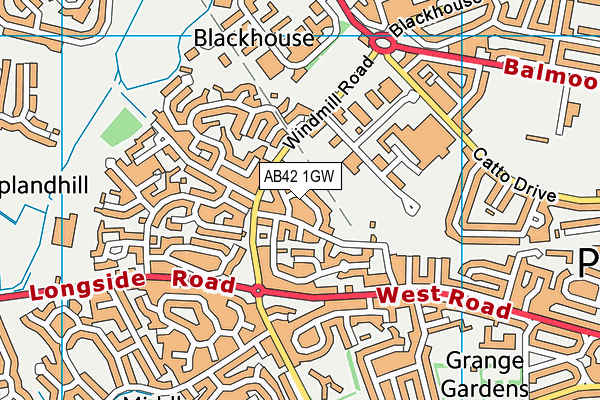 AB42 1GW map - OS VectorMap District (Ordnance Survey) AB42 1GW map - OS VectorMap District (Ordnance Survey)