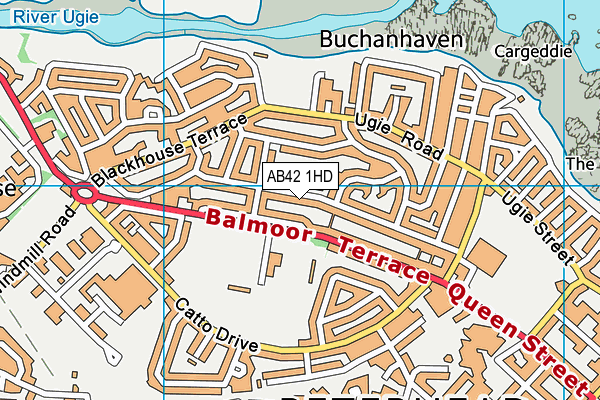 AB42 1HD map - OS VectorMap District (Ordnance Survey) AB42 1HD map - OS VectorMap District (Ordnance Survey)