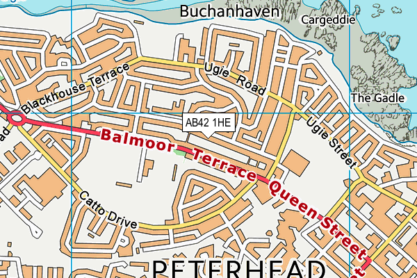AB42 1HE map - OS VectorMap District (Ordnance Survey) AB42 1HE map - OS VectorMap District (Ordnance Survey)