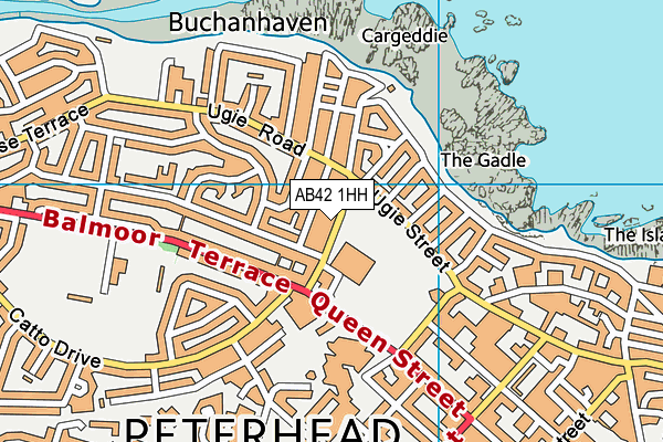 AB42 1HH map - OS VectorMap District (Ordnance Survey) AB42 1HH map - OS VectorMap District (Ordnance Survey)