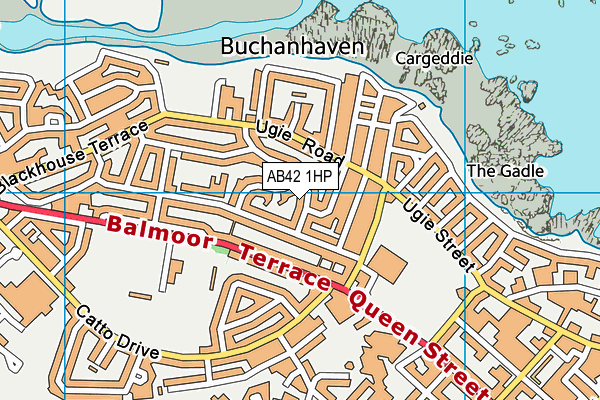AB42 1HP map - OS VectorMap District (Ordnance Survey) AB42 1HP map - OS VectorMap District (Ordnance Survey)