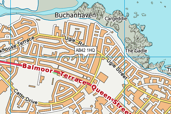 AB42 1HQ map - OS VectorMap District (Ordnance Survey) AB42 1HQ map - OS VectorMap District (Ordnance Survey)