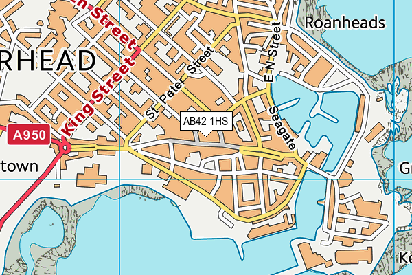 AB42 1HS map - OS VectorMap District (Ordnance Survey) AB42 1HS map - OS VectorMap District (Ordnance Survey)