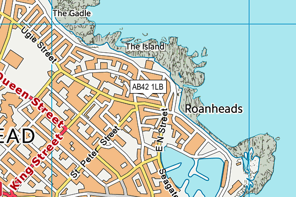 AB42 1LB map - OS VectorMap District (Ordnance Survey) AB42 1LB map - OS VectorMap District (Ordnance Survey)