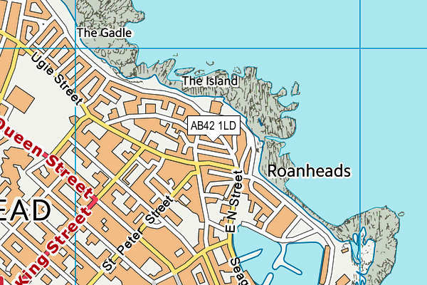 AB42 1LD map - OS VectorMap District (Ordnance Survey) AB42 1LD map - OS VectorMap District (Ordnance Survey)