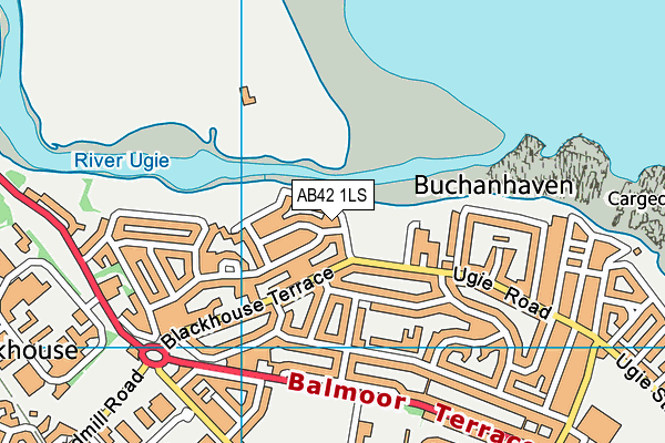 AB42 1LS map - OS VectorMap District (Ordnance Survey) AB42 1LS map - OS VectorMap District (Ordnance Survey)