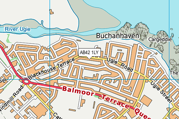AB42 1LY map - OS VectorMap District (Ordnance Survey) AB42 1LY map - OS VectorMap District (Ordnance Survey)