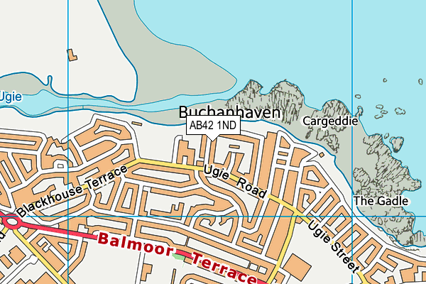 AB42 1ND map - OS VectorMap District (Ordnance Survey) AB42 1ND map - OS VectorMap District (Ordnance Survey)