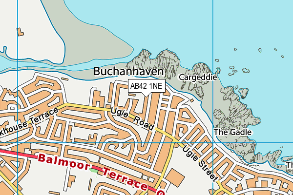 AB42 1NE map - OS VectorMap District (Ordnance Survey) AB42 1NE map - OS VectorMap District (Ordnance Survey)
