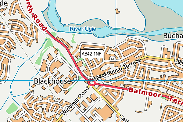 AB42 1NF map - OS VectorMap District (Ordnance Survey) AB42 1NF map - OS VectorMap District (Ordnance Survey)