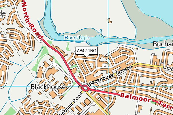 AB42 1NG map - OS VectorMap District (Ordnance Survey) AB42 1NG map - OS VectorMap District (Ordnance Survey)