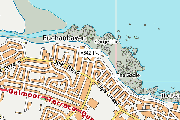 AB42 1NJ map - OS VectorMap District (Ordnance Survey) AB42 1NJ map - OS VectorMap District (Ordnance Survey)