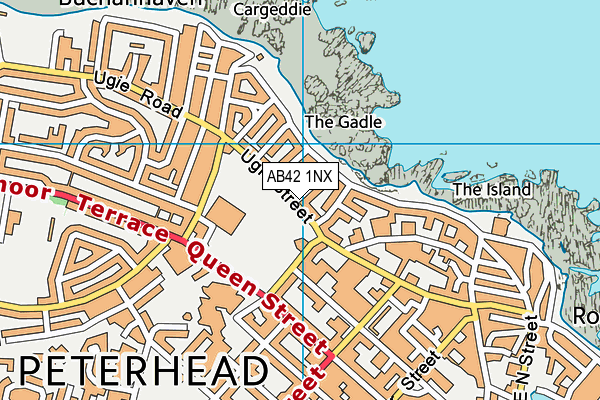 AB42 1NX map - OS VectorMap District (Ordnance Survey) AB42 1NX map - OS VectorMap District (Ordnance Survey)