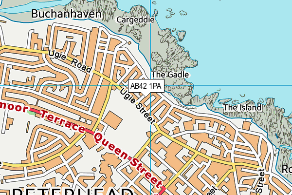 AB42 1PA map - OS VectorMap District (Ordnance Survey) AB42 1PA map - OS VectorMap District (Ordnance Survey)