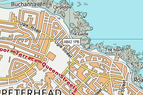 AB42 1PB map - OS VectorMap District (Ordnance Survey) AB42 1PB map - OS VectorMap District (Ordnance Survey)