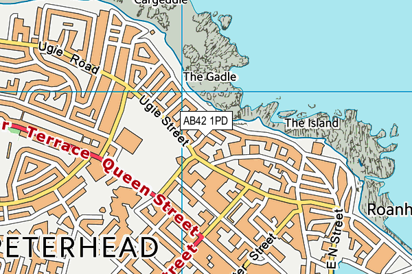 AB42 1PD map - OS VectorMap District (Ordnance Survey) AB42 1PD map - OS VectorMap District (Ordnance Survey)