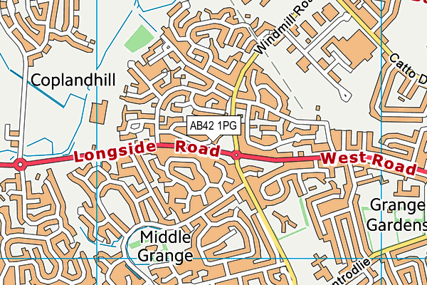 AB42 1PG map - OS VectorMap District (Ordnance Survey) AB42 1PG map - OS VectorMap District (Ordnance Survey)