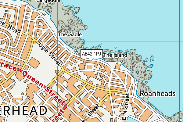 AB42 1PJ map - OS VectorMap District (Ordnance Survey) AB42 1PJ map - OS VectorMap District (Ordnance Survey)