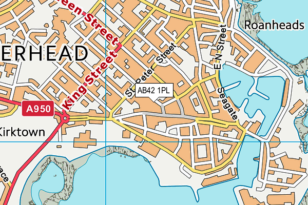 AB42 1PL map - OS VectorMap District (Ordnance Survey) AB42 1PL map - OS VectorMap District (Ordnance Survey)