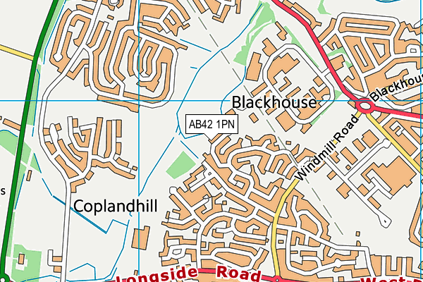 AB42 1PN map - OS VectorMap District (Ordnance Survey) AB42 1PN map - OS VectorMap District (Ordnance Survey)