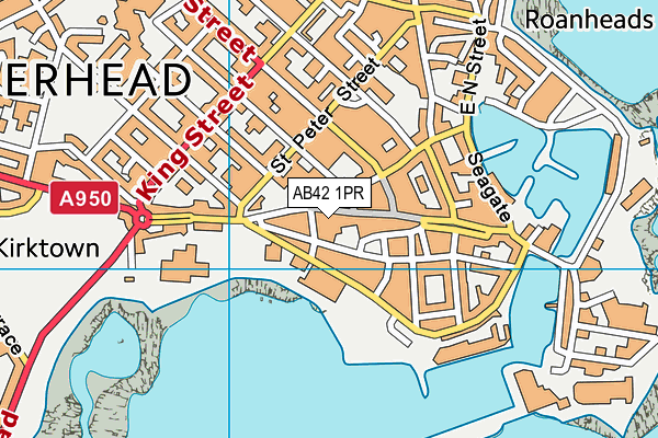 AB42 1PR map - OS VectorMap District (Ordnance Survey) AB42 1PR map - OS VectorMap District (Ordnance Survey)
