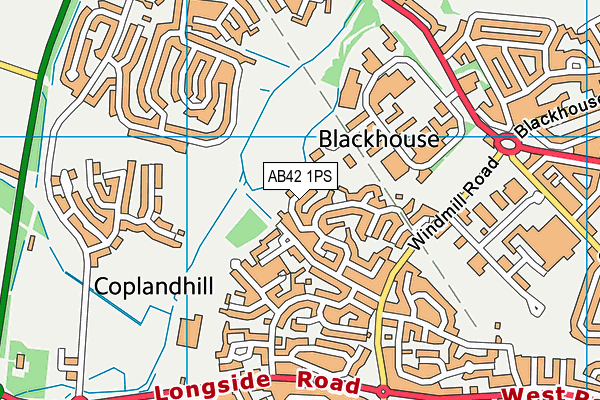 AB42 1PS map - OS VectorMap District (Ordnance Survey) AB42 1PS map - OS VectorMap District (Ordnance Survey)
