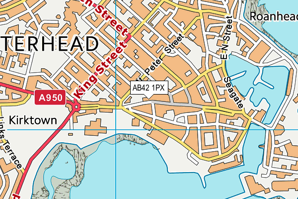 AB42 1PX map - OS VectorMap District (Ordnance Survey) AB42 1PX map - OS VectorMap District (Ordnance Survey)