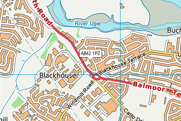 AB42 1PZ map - OS VectorMap District (Ordnance Survey) AB42 1PZ map - OS VectorMap District (Ordnance Survey)