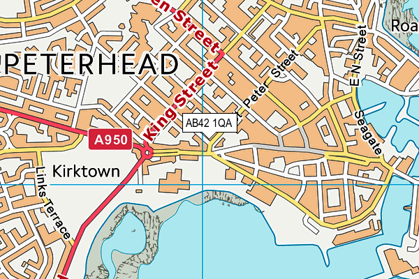 AB42 1QA map - OS VectorMap District (Ordnance Survey) AB42 1QA map - OS VectorMap District (Ordnance Survey)