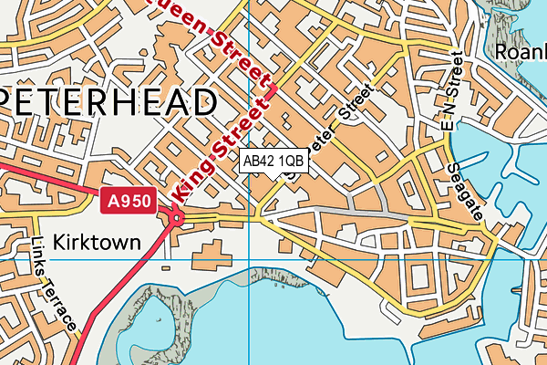 AB42 1QB map - OS VectorMap District (Ordnance Survey) AB42 1QB map - OS VectorMap District (Ordnance Survey)