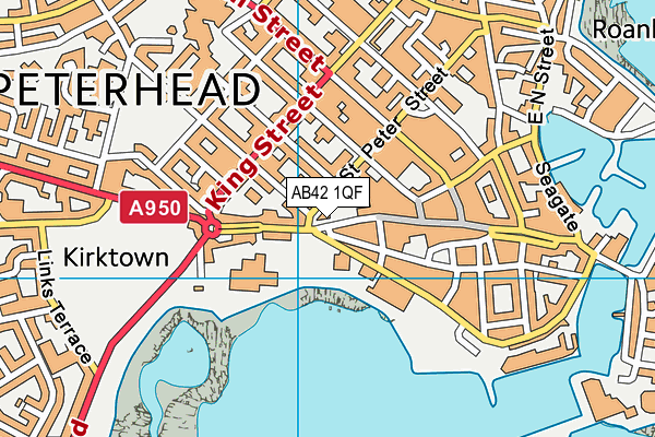 AB42 1QF map - OS VectorMap District (Ordnance Survey) AB42 1QF map - OS VectorMap District (Ordnance Survey)