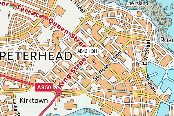 AB42 1QH map - OS VectorMap District (Ordnance Survey) AB42 1QH map - OS VectorMap District (Ordnance Survey)