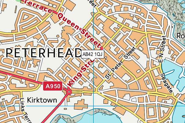 AB42 1QJ map - OS VectorMap District (Ordnance Survey) AB42 1QJ map - OS VectorMap District (Ordnance Survey)