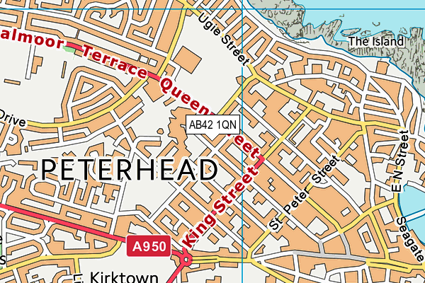 AB42 1QN map - OS VectorMap District (Ordnance Survey) AB42 1QN map - OS VectorMap District (Ordnance Survey)