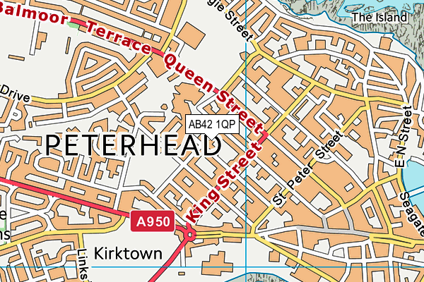 AB42 1QP map - OS VectorMap District (Ordnance Survey) AB42 1QP map - OS VectorMap District (Ordnance Survey)