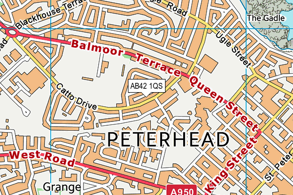 AB42 1QS map - OS VectorMap District (Ordnance Survey) AB42 1QS map - OS VectorMap District (Ordnance Survey)
