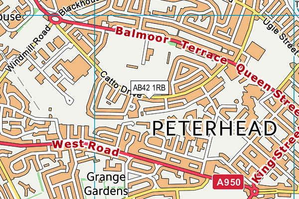AB42 1RB map - OS VectorMap District (Ordnance Survey) AB42 1RB map - OS VectorMap District (Ordnance Survey)