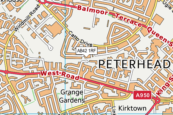 AB42 1RF map - OS VectorMap District (Ordnance Survey) AB42 1RF map - OS VectorMap District (Ordnance Survey)