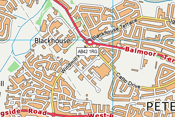 AB42 1RG map - OS VectorMap District (Ordnance Survey) AB42 1RG map - OS VectorMap District (Ordnance Survey)