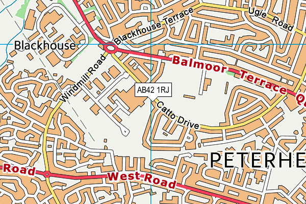 AB42 1RJ map - OS VectorMap District (Ordnance Survey) AB42 1RJ map - OS VectorMap District (Ordnance Survey)