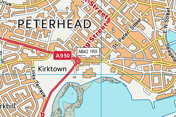 AB42 1RX map - OS VectorMap District (Ordnance Survey) AB42 1RX map - OS VectorMap District (Ordnance Survey)