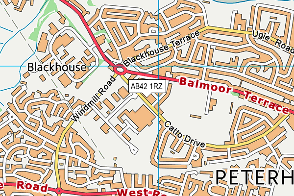 AB42 1RZ map - OS VectorMap District (Ordnance Survey) AB42 1RZ map - OS VectorMap District (Ordnance Survey)