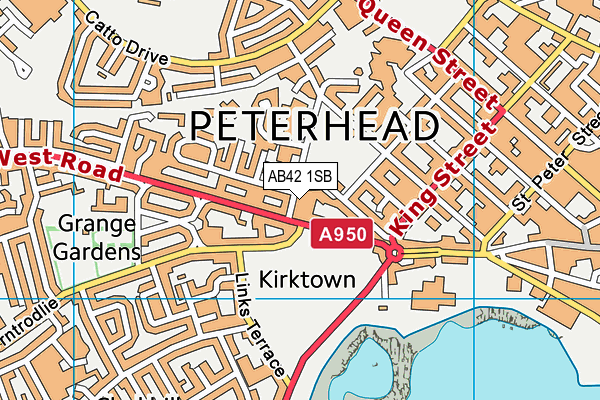 AB42 1SB map - OS VectorMap District (Ordnance Survey) AB42 1SB map - OS VectorMap District (Ordnance Survey)