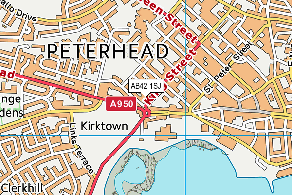 AB42 1SJ map - OS VectorMap District (Ordnance Survey) AB42 1SJ map - OS VectorMap District (Ordnance Survey)