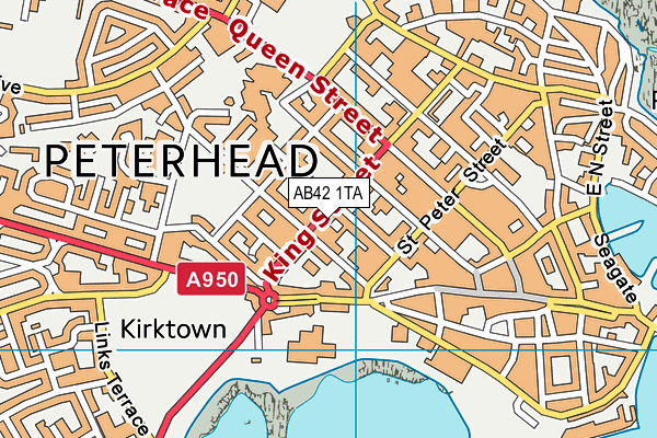 AB42 1TA map - OS VectorMap District (Ordnance Survey) AB42 1TA map - OS VectorMap District (Ordnance Survey)